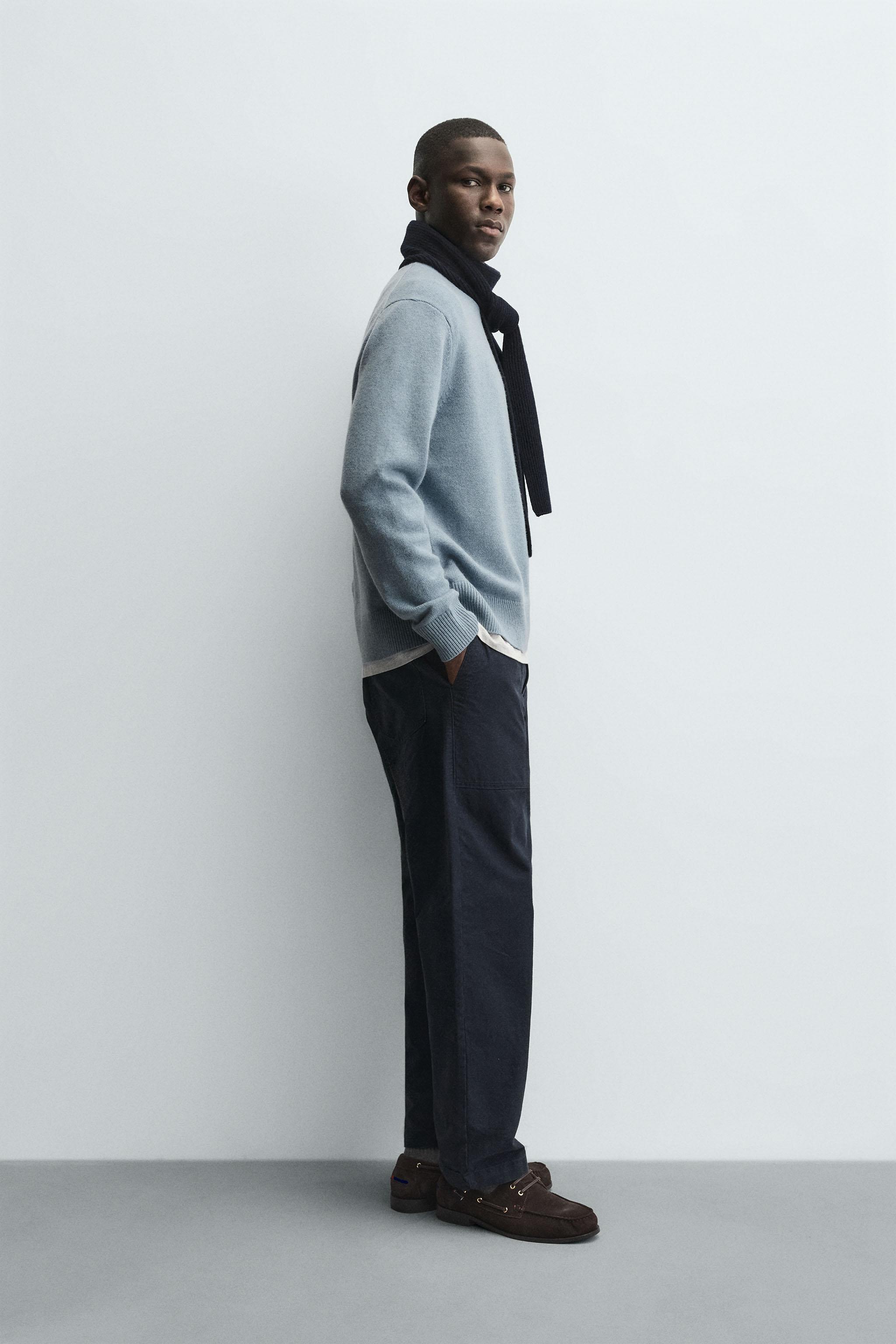 PULL REGULAR FIT EN MÉLANGE DE LAINE